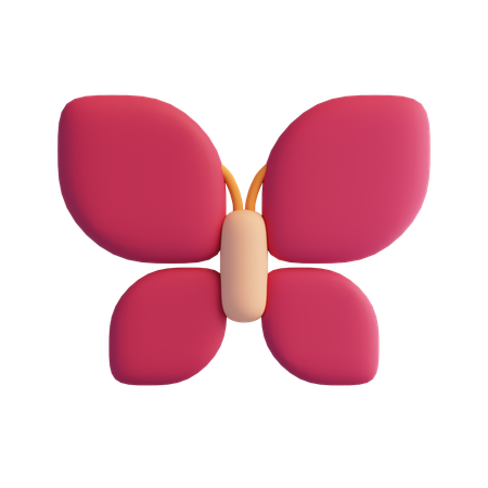 Borboleta  3D Icon