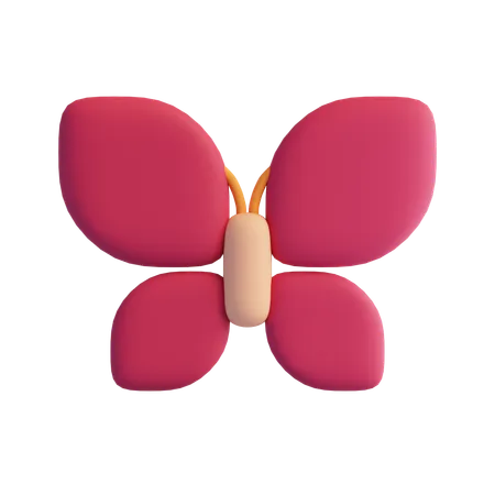 Borboleta  3D Icon