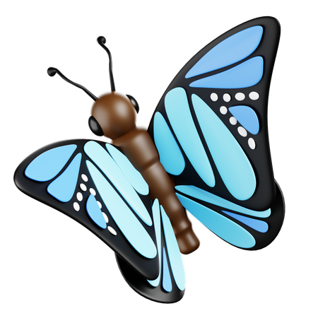 Borboleta  3D Icon