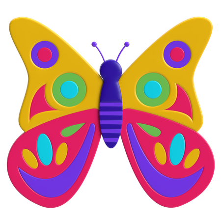 Borboleta  3D Icon
