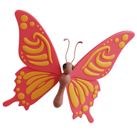 Borboleta  3D Icon