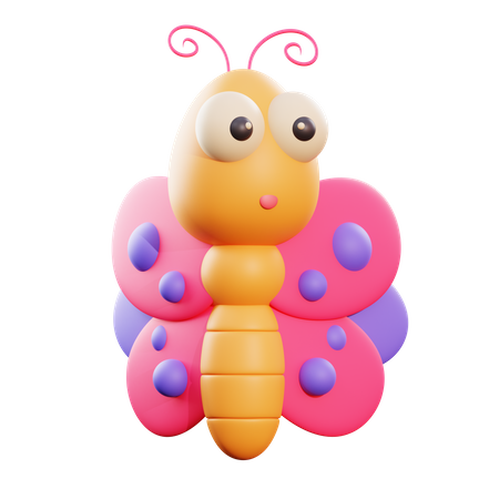 Borboleta  3D Illustration