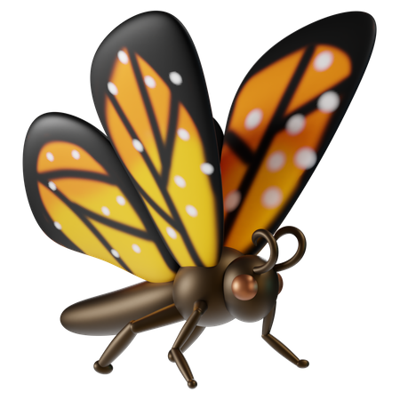 Borboleta  3D Icon