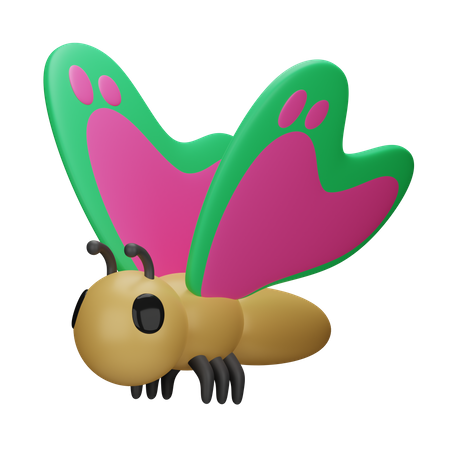 Borboleta  3D Icon