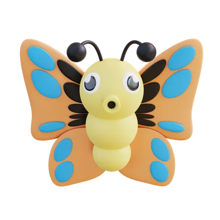 Borboleta  3D Icon