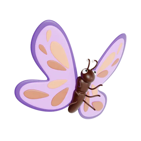 Borboleta  3D Icon