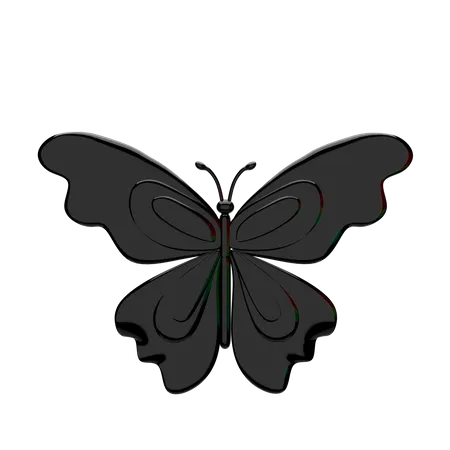 Borboleta  3D Icon