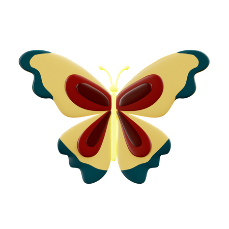 Borboleta  3D Icon