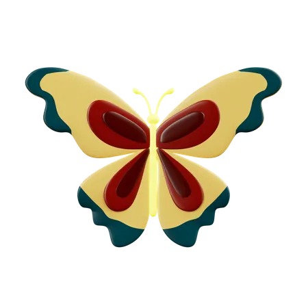 Borboleta  3D Icon