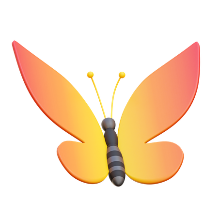 Borboleta  3D Icon