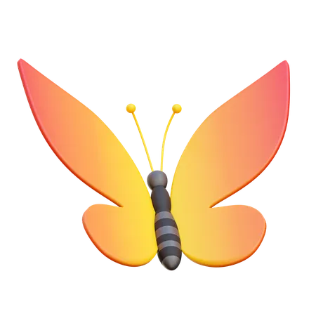 Borboleta  3D Icon