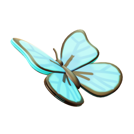 Borboleta voadora  3D Icon