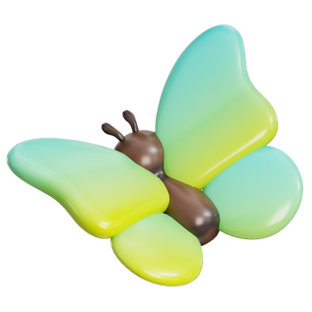 Borboleta voadora  3D Icon