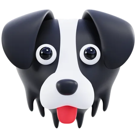 Border collie  3D Icon