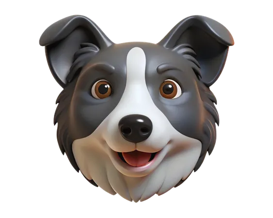 Border Collie  3D Icon