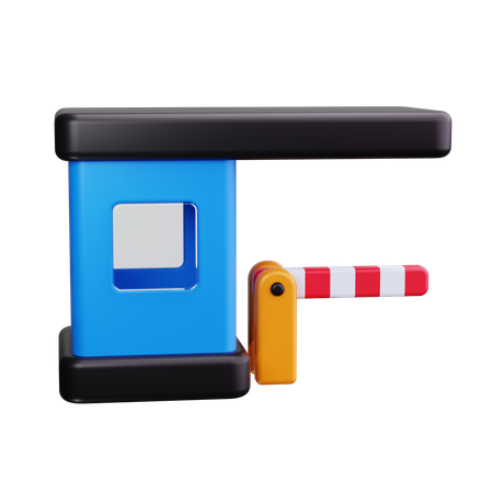 Border control  3D Icon