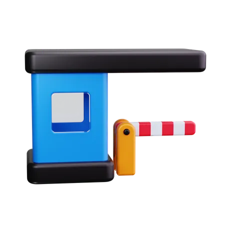 Border control  3D Icon