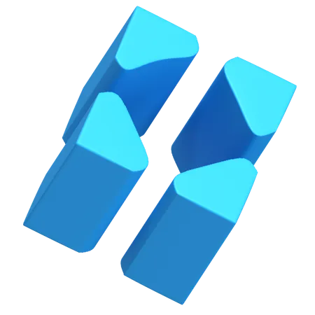 Arêtes de cube  3D Icon