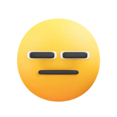 Bored emoji  3D Icon