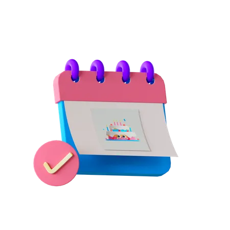 Born Day  3D Icon