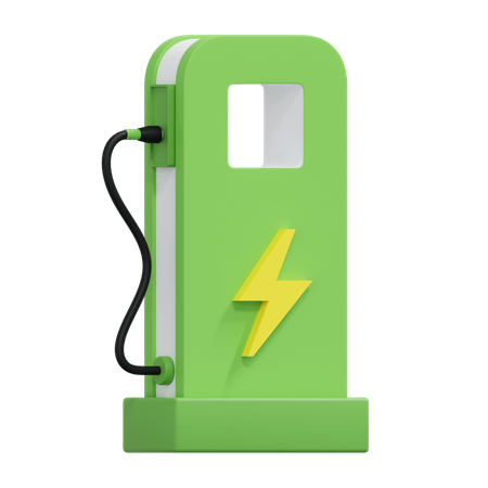 Borne de recharge électrique  3D Icon