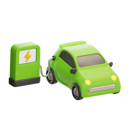 Borne de recharge pour voiture  3D Icon