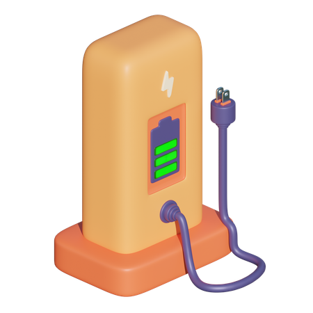 Station de charge  3D Icon