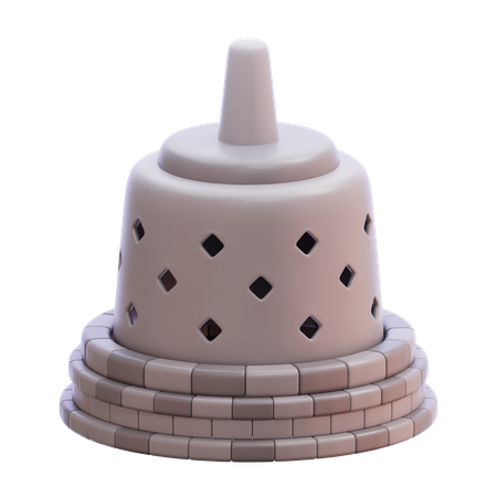 Borobudur  3D Icon