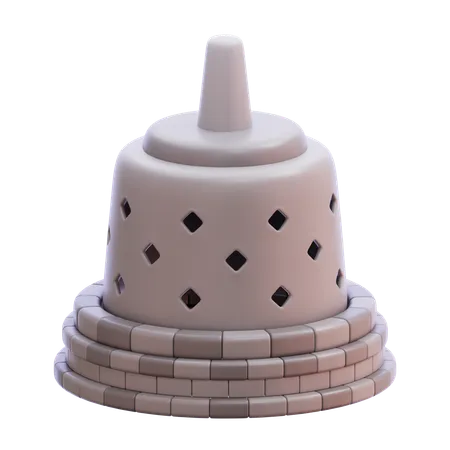 Borobudur  3D Icon