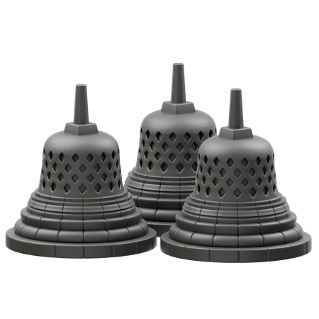 Borobudur-Tempel  3D Icon