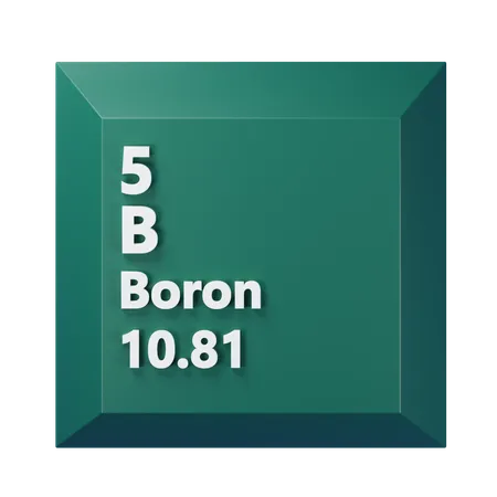 ボロン  3D Icon