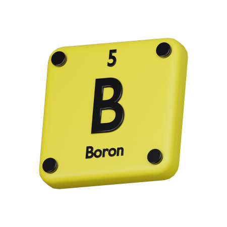 Boron  3D Icon