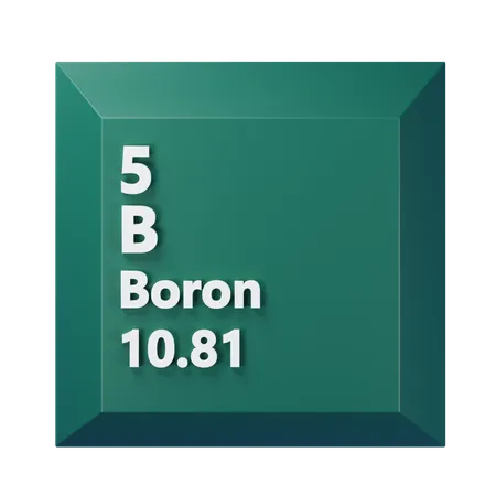 Boron  3D Icon