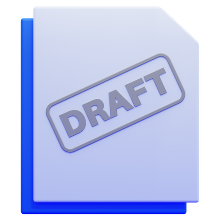 Plan de documento  3D Icon