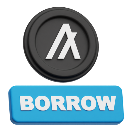 Borrow Algorand Token  3D Icon