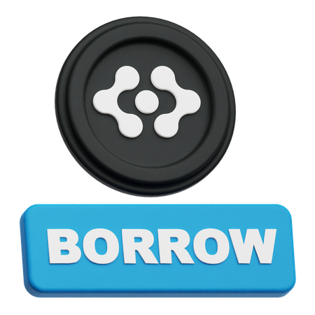 Borrow Artificial Super Intelligence Alliance Token  3D Icon