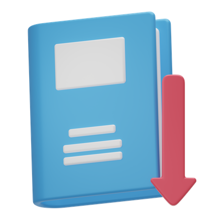 Borrow Book  3D Icon