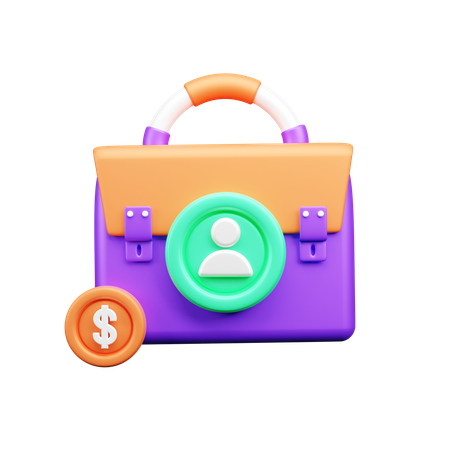 Borsa da lavoro  3D Icon