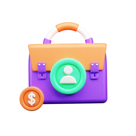 Borsa da lavoro  3D Icon