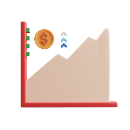 Aktienmarkt  3D Illustration