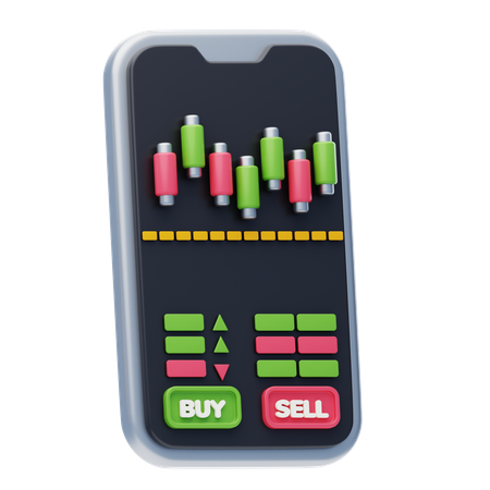 Börsen-App  3D Icon