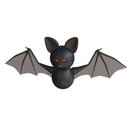 Böse Fledermaus  3D Icon