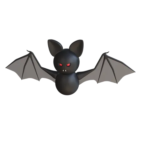 Böse Fledermaus  3D Icon