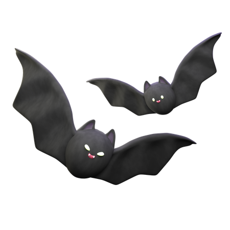 Böse Fledermaus  3D Icon