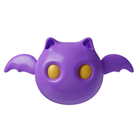 Böse Fledermaus  3D Icon