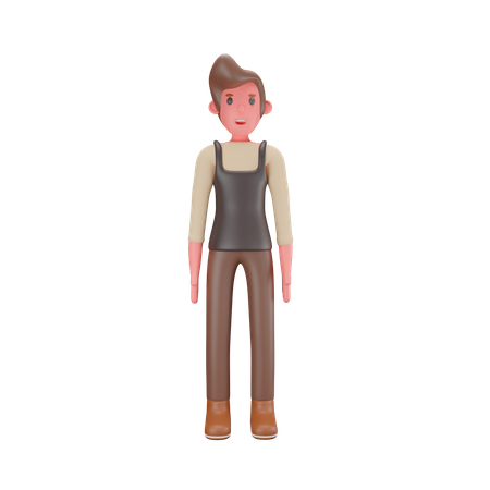 Schlechter Barkeeper  3D Illustration