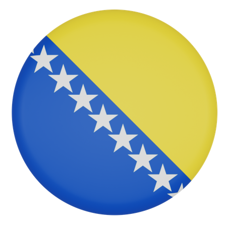 Bosnia  3D Icon