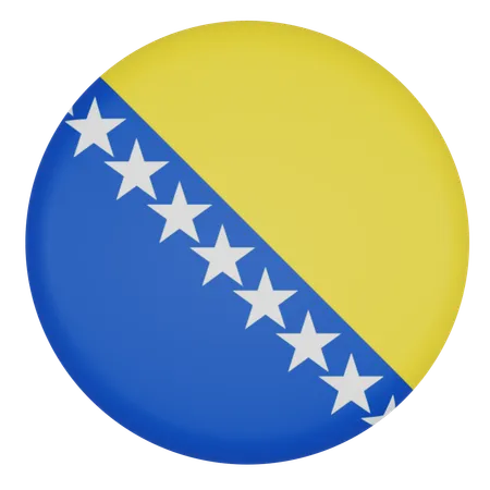 Bosnia  3D Icon