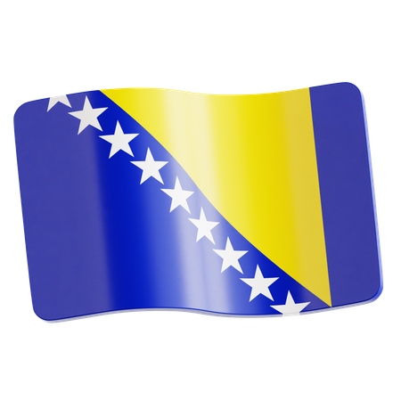 Bosnia and Herzegovina  3D Icon