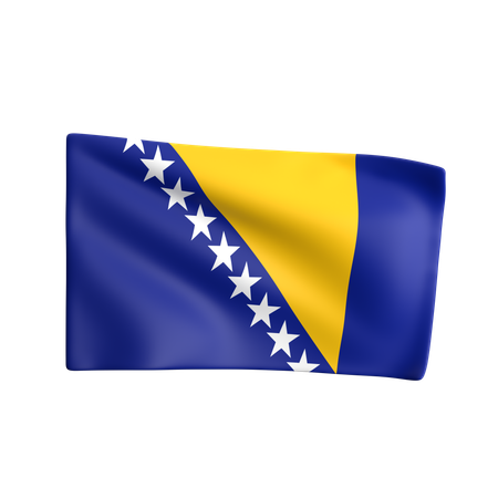 Bosnia and Herzegovina  3D Icon